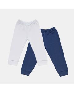 Mafimi Pamučne Pantalonice set od 2 - teget,bela - P-125556