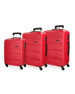 ROLL ROAD FLEX set kofera 3/1 - crvena