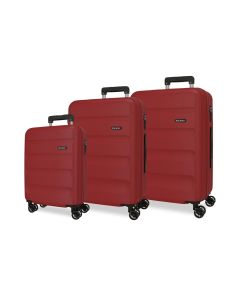 ROLL ROAD FLEX set kofera 3/1 - bordo