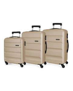 ROLL ROAD FLEX set kofera 3/1 - champagne