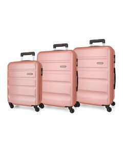 ROLL ROAD FLEX set kofera 3/1 - powder pink