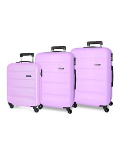 ROLL ROAD FLEX set kofera 3/1 - ljubičasta
