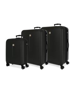 ROLL ROAD CAMBOYA set kofera 3/1 - crna