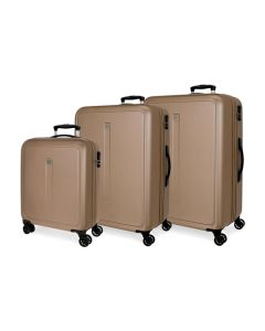 ROLL ROAD CAMBOYA set kofera 3/1 - champagne