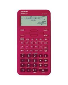 SHARP Kalkulator tehnički 16mesta 420 funkcija  EL-W531TLB-RD crveni blister - 14178