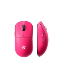 Bežični gaming miš MCHOSE A5 V3 Ultra Rose Red PAW3395 Omron Mechanical MC-A5V3-1