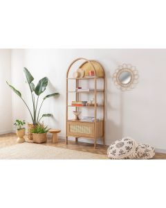 HANAH HOME Polica za knjige Nala 75, braon