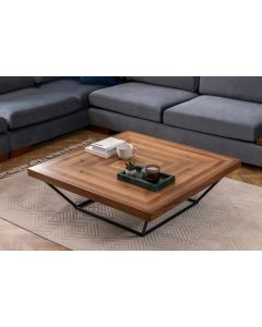 HANAH HOME Klub sto Cora, braon - 141HWR1131