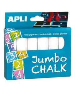 APLI Jumbo bele krede 6 komada - 14370