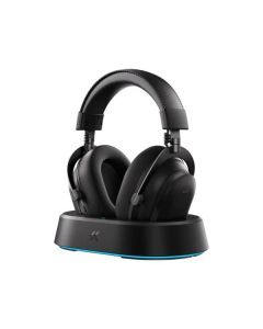 MCHOSE Bežične gaming slušalice V9 Turbo 60mm Steel Black + Charging Dock RGB