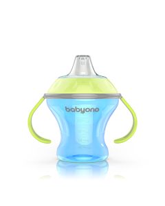 BABYONO Šolja no-spill sa mekim piskom 180 ML - 1456-207_plava