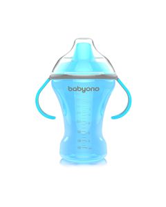 BABYONO Šolja no-spill sa mekim piskom 260 ML - 1457-208_plava