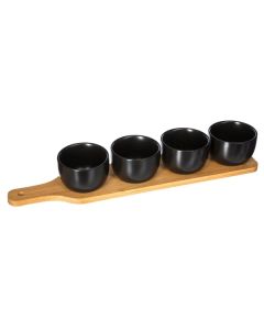 SECRET DE GOURMET Set činija za posluženje sa bambus postoljem 4/1 L41 - 145763