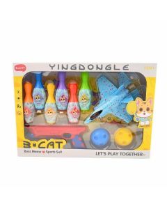 Set za igru Čunjevi sa pištoljem i avionom 78851 - 11-78851