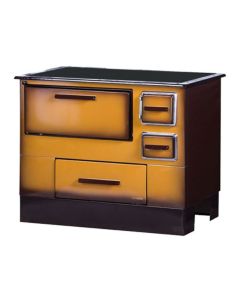 ALFA PLAM Šporet na čvrsto gorivo Alfa 55 deluxe R, braon, desni