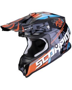 SCORPION Vx-16 evo air rok black orange - 15SCO14619178L