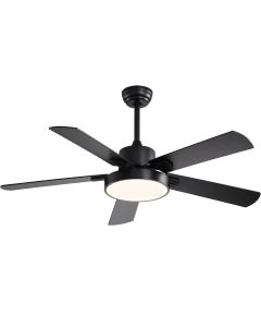 TIMELESS TOOLS Plafonski luster ventilator na daljinski Crni - 1462