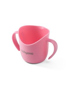BABYONO Šolja ergonomska - roze - 1463-01-02-03_roze