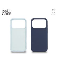 JUST IN CASE 2u1 Extra case MIX PLUS paket maski za iPhone 17 Pro, plava
