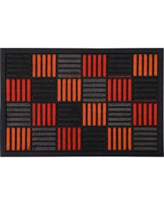 LUANCE Otirač Caroll 40x60 cm nylon/gumeni narandžasta - 1470440