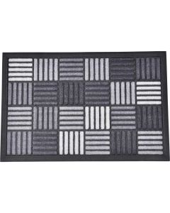 LUANCE Otirač Caroll 40x60 cm nylon/gumeni siva - 1470493