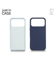 JUST IN CASE 2u1 Extra case MIX PLUS paket maski za iPhone 17 Pro Max, plava