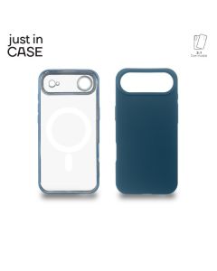 JUST IN CASE 2u1 Extra case MAG MIX PLUS paket maski za iPhone 17 Air, plava