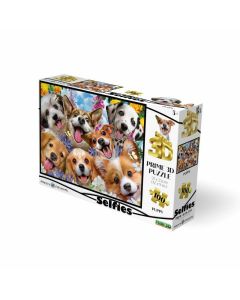 Puzzle za decu 3D Puppy selfie - 100 delova - 114-20618