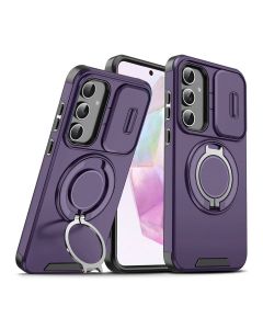 Maska za Samsung A376B Galaxy A37 5G ljubicasta CamShield Ring stand