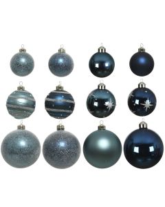 Novogodišnje kugle, Blue mix, set 1/12 - 149920