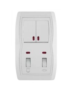 METALKA STATUS Vertikalna sklopka za kupatilo 16AX/250V (keramika) - 772