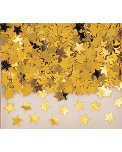 AMSCAN Konfete Stardust zlatne - INT37011-19