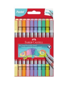 FABER CASTELL Flomaster školski 1/10 dupli pastel 151112 - 151112