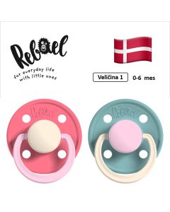 REBAEL varalice za bebe, 0-6 mes, 2 kom, Salmon i Morska pena, RBL15121321