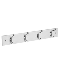 FIVE Čiviluk za odeću sa 4 kuke 42x7.5x9.3cm, bela - 151555A
