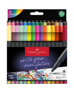 FABER CASTELL Flomaster lajner grip 1/30 151630 pastel+neon - 9967