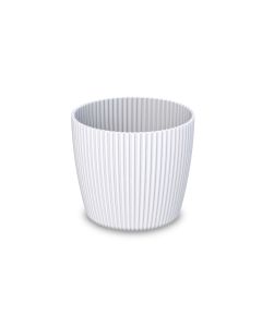 GARDINO Saksija 16cm Wave, bela - 15323
