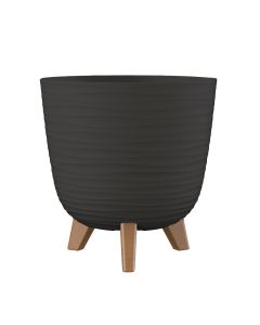 GARDINO Saksija sa nogarima 25cm Finesa, antracit - 15351-1
