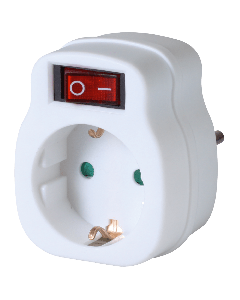 home Strujna utičnica sa prekidačem, 16A - NVK 1/WH