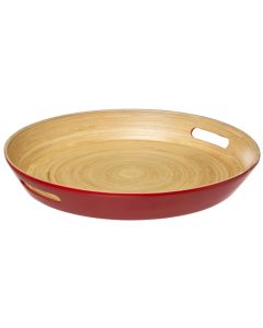 FIVE Poslužavnik 42X6cm bambus crvena - 154107L