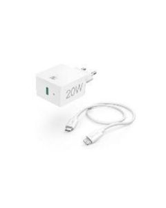 HAMA Kućni Punjač + USB-C-Lightning Kabl, PD, 20W, 3A