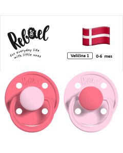 REBAEL varalice za bebe, 0-6 mes, 2 kom, Salmon i Roze, RBL15511115