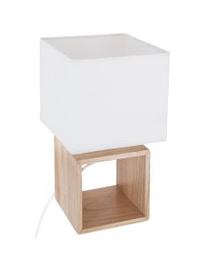 ATMOSPHERA Stona lampa Pojo 32x18x18cm bela - 155360