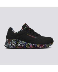 SKECHERS Patike uno loving love w - 155506-BBK38