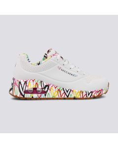 SKECHERS Patike uno loving love w - 155506-WHT39