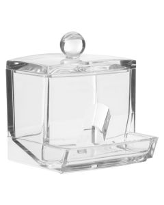 FIVE Kutija za štapiće za uši Selena 9,3X8,1X9,9 cm prozirna - 155904