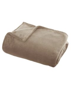 ATMOSPHERA Ćebe 180x130cm poliester bež - 156047D