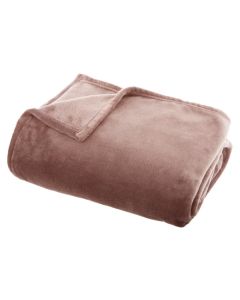 ATMOSPHERA Ćebe 180x130cm poliester roze - 156047P