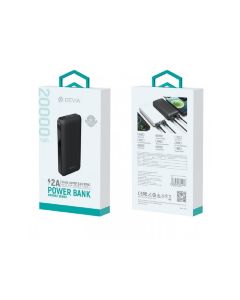 DEVIA Powerbank smart 20000mAh, crna - 156094