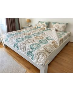 VIKTORIJA Viktorija set Frotir/pamuk prekrivač Circle 200x200cm - VLK000281-cir